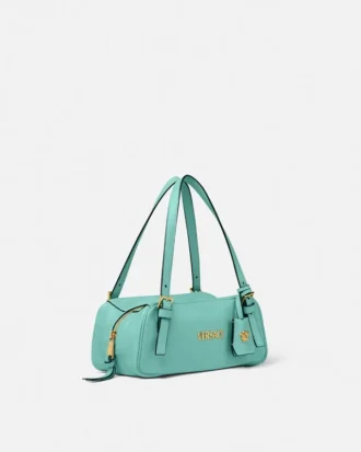 Versace Tag Nappa Bowling Bag
