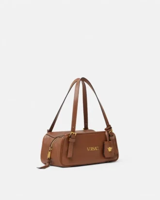 Versace Tag Nappa Bowling Bag