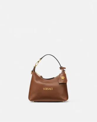 Versace Tag Nappa Hobo-väska Versace Tag Nappa Hobo-väska