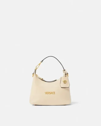 Versace Tag Nappa Hobo-väska