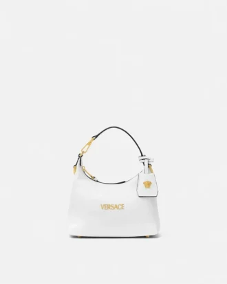 Versace Tag Nappa Hobo-väska