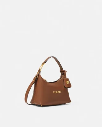 Versace Tag Nappa Hobo-väska Versace Tag Nappa Hobo-väska