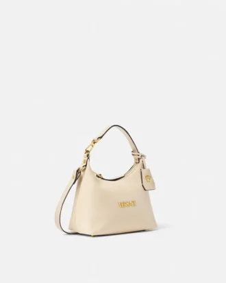 Versace Tag Nappa Hobo-väska