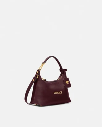 Versace Tag Nappa Hobo-väska