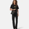Versace Tag Nappa Hobo-väska Versace Tag Nappa Hobo-väska